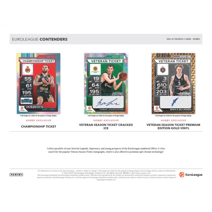 BASKETBALL 2025-26 PANINI CONTENDERS EUROLEAGUE HOBBY[1ボックス] |  | 02