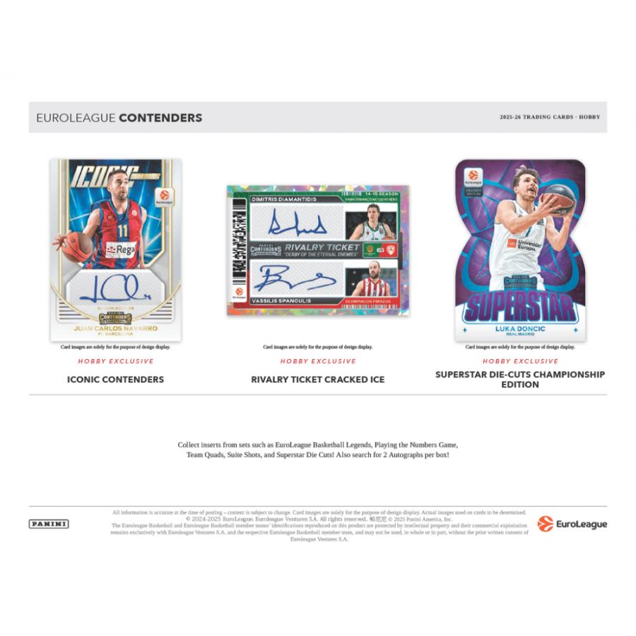 BASKETBALL 2025-26 PANINI CONTENDERS EUROLEAGUE HOBBY[1ボックス] |  | 03