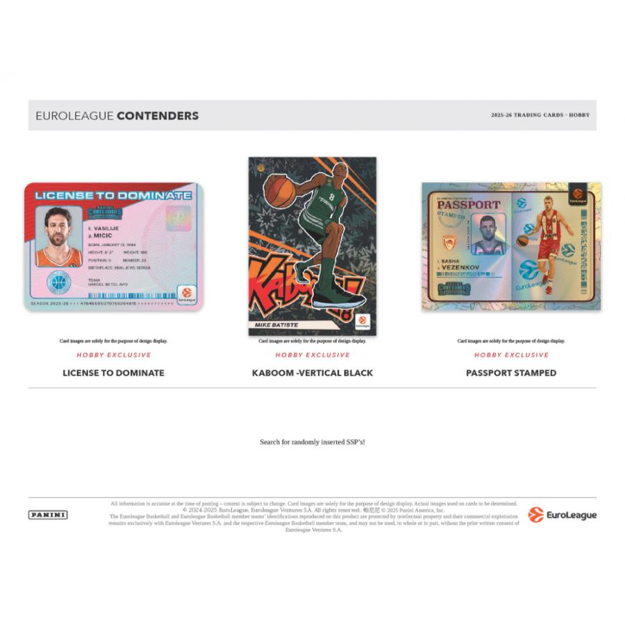 BASKETBALL 2025-26 PANINI CONTENDERS EUROLEAGUE HOBBY[1ボックス] |  | 04