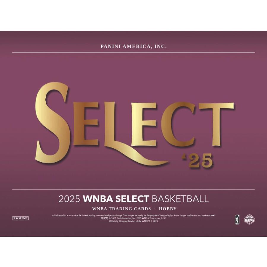 WNBA 2025 PANINI SELECT HOBBY | 2025 パニーニ　セレクト 女子バスケットボール ホビー[1ボックス] |  | 01