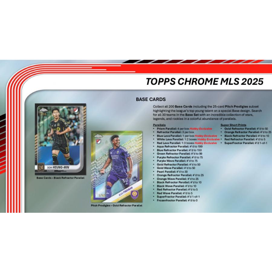 SOCCER 2025 TOPPS CHROME MLS HOBBY[1ボックス] |  | 01