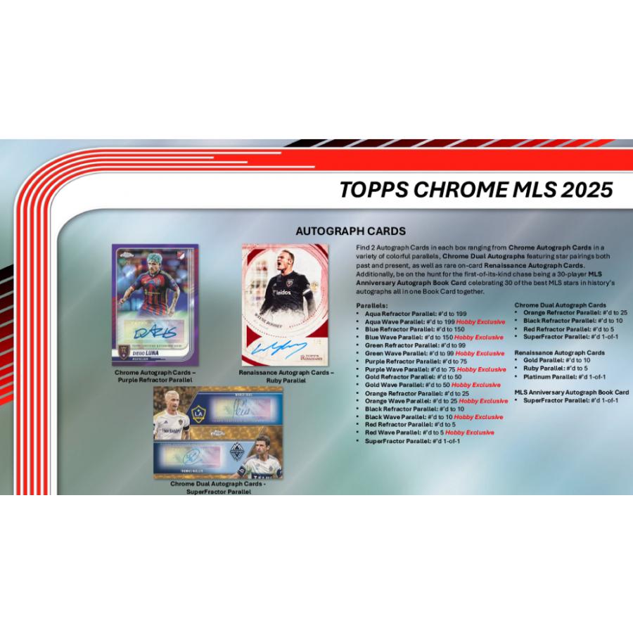 SOCCER 2025 TOPPS CHROME MLS HOBBY[1ボックス] |  | 03