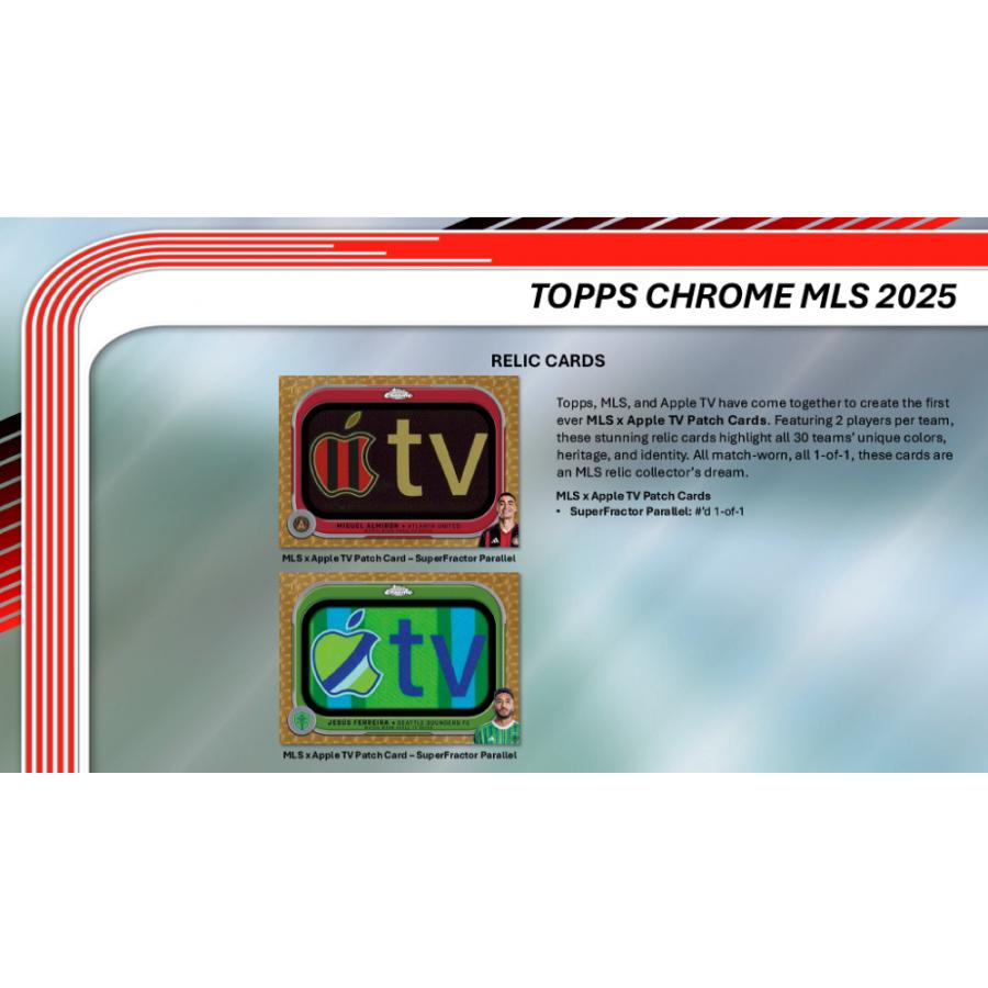SOCCER 2025 TOPPS CHROME MLS HOBBY[1ボックス] |  | 04