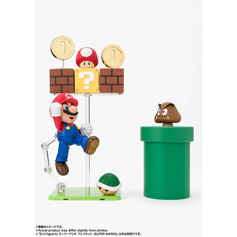 【S.H.Figuarts】スーパーマリオ プレイセット (SUPER MARIO)『スーパーマリオ』新品 塗装済み完成品フィギュア[1個] |  | 01