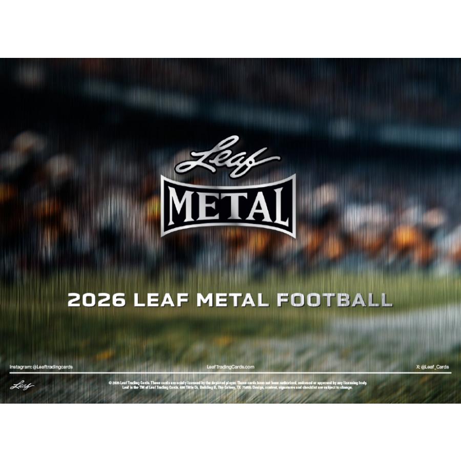 NFL 2026 LEAF METAL HOBBY | 2026 リーフ メタル フットボール ホビー[1ボックス] | 
