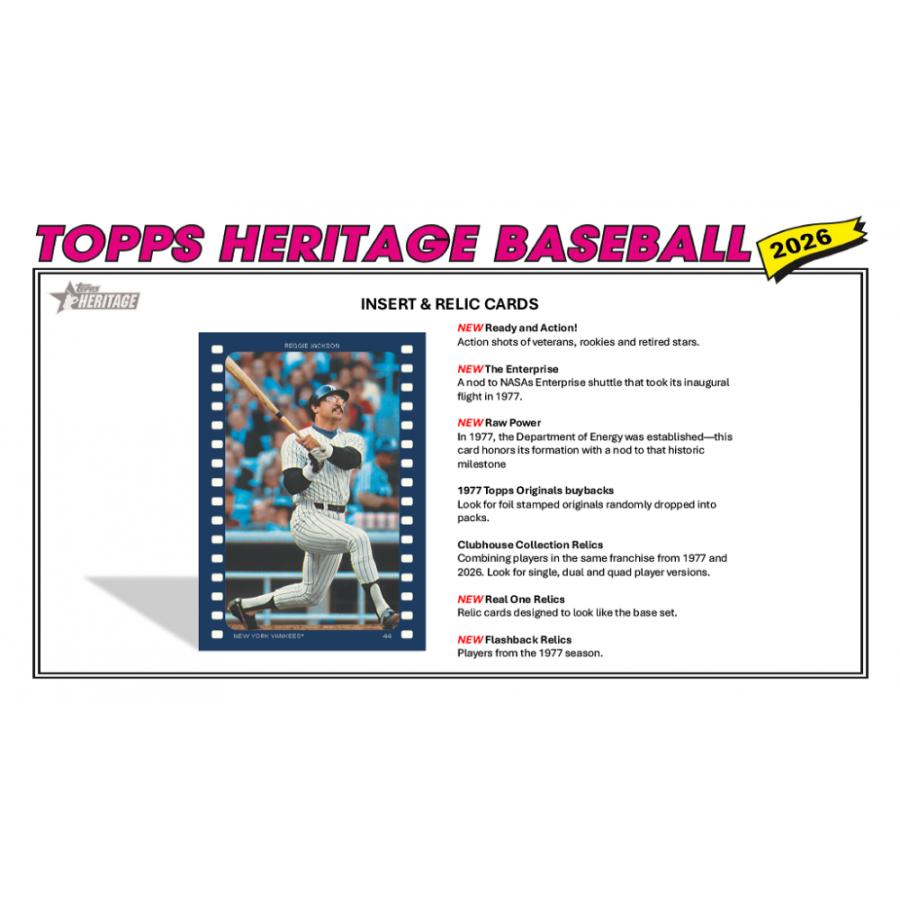 MLB 2026 TOPPS HERITAGE HOBBY[1ボックス] |  | 03