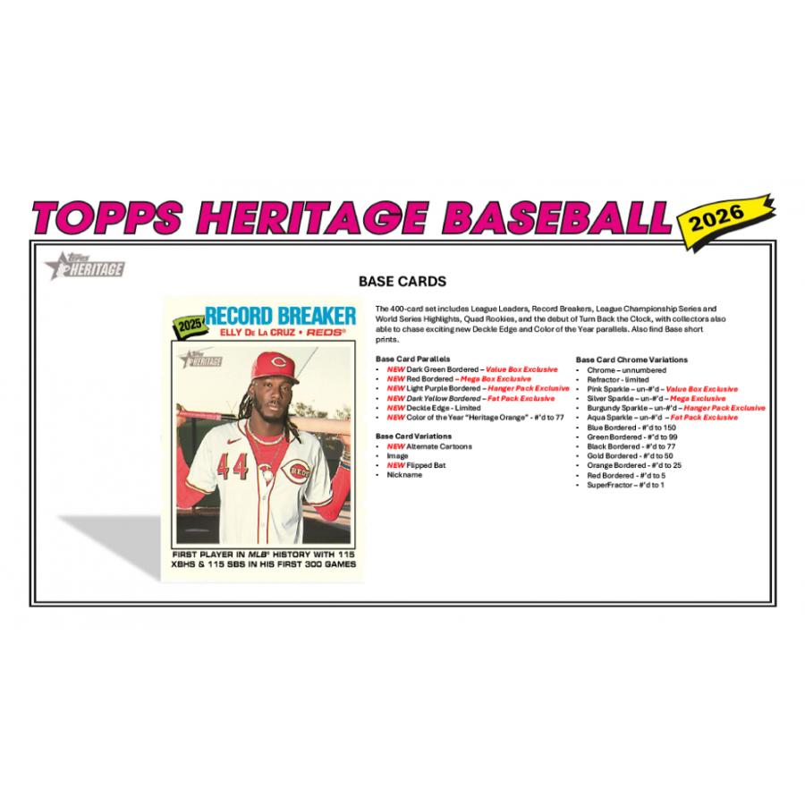 MLB 2026 TOPPS HERITAGE MEGA BOX[1ボックス] |  | 02