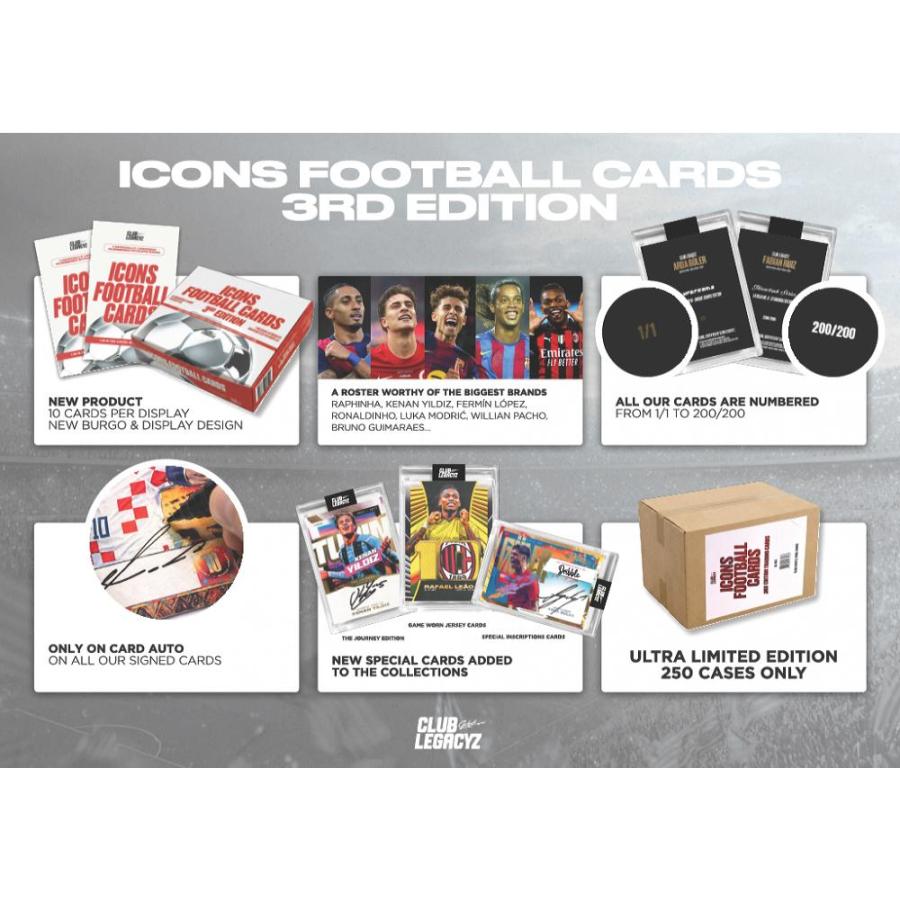 バトルスポーツカードセット 未使用 SOCCER 2026 CLUB LEGACYZ ICONS 3RD HOBBY | サッカー クラブレガシー