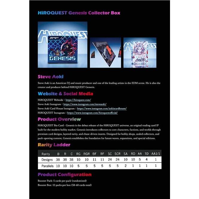 2026 HiROQUEST GENESIS[1ボックス] |  | 01