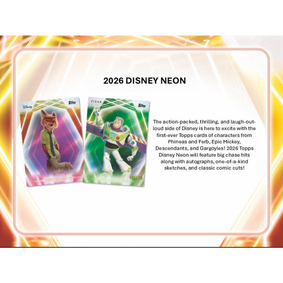 2026 TOPPS DISNEY NEON VALUE BOX【購入制限4ボックスまで】[1ボックス] |  | 01