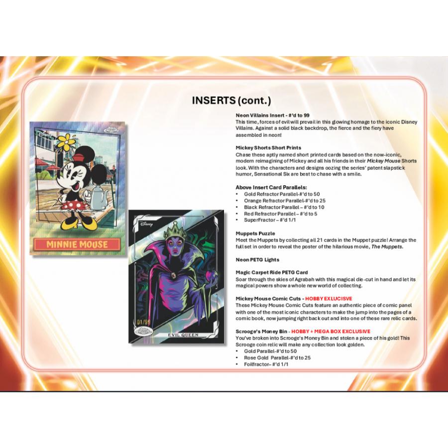 2026 TOPPS DISNEY NEON VALUE BOX【購入制限4ボックスまで】[1ボックス] |  | 04