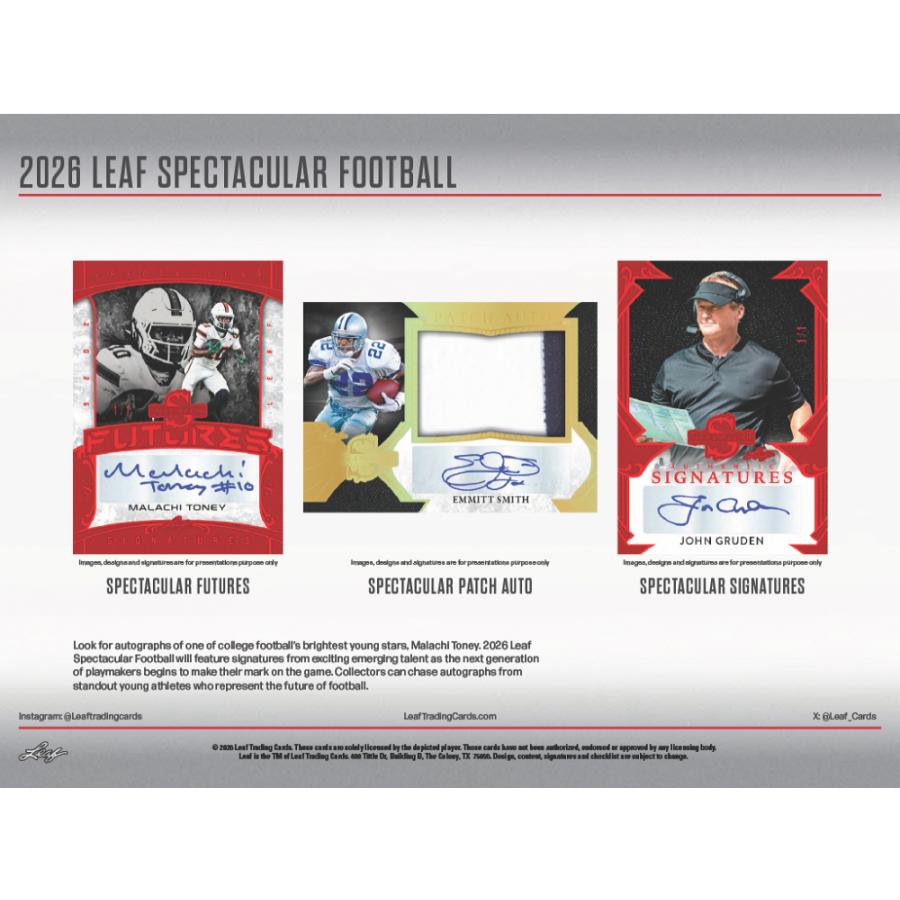 2026 LEAF SPECTACULAR FOOTBALL HOBBY | 2026 リーフ スペクタキュラー ホビー フットボール[1ボックス] |  | 04