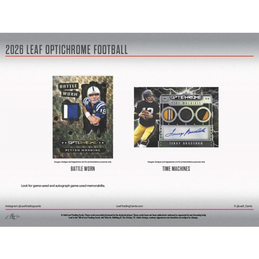 2026 LEAF OPTICHROME FOOTBALL HOBBY | 2026 リーフ オプティクローム フットボール ホビー[1ボックス] |  | 02