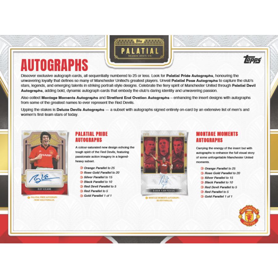 SOCCER 2025-26 TOPPS PALATIAL MANCHESTER UNITED【購入制限1ボックスまで】[1ボックス] |  | 02