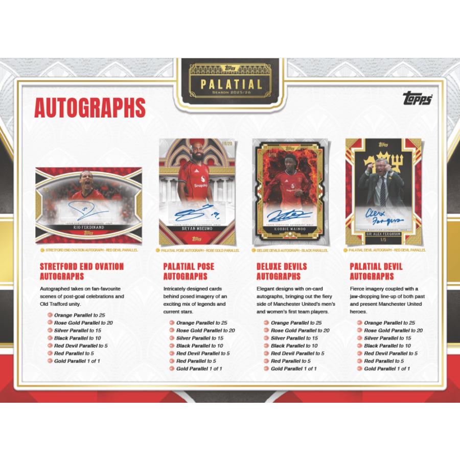 SOCCER 2025-26 TOPPS PALATIAL MANCHESTER UNITED【購入制限1ボックスまで】[1ボックス] |  | 03