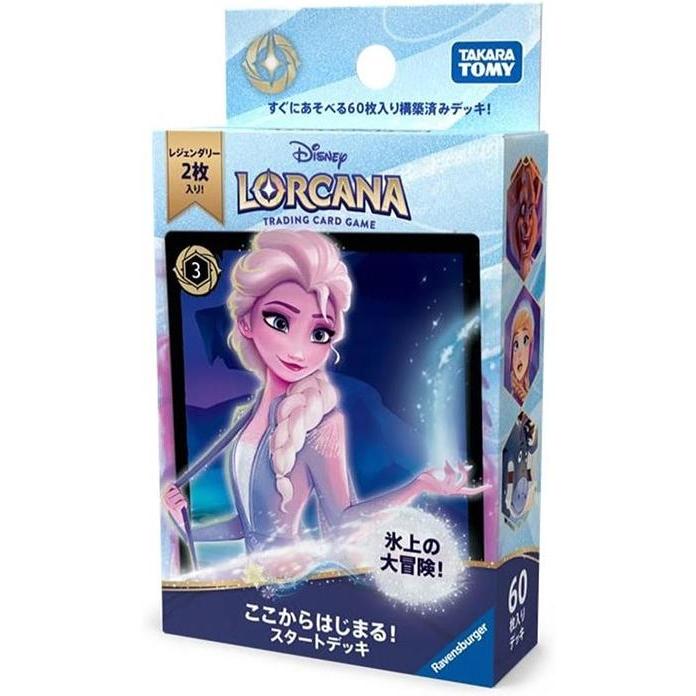 ◆予約◆ディズニー・ロルカナ・TCG 日本語版 構築済みデッキ ここからはじまる!スタートデッキ　氷上の大冒険![1個] | 