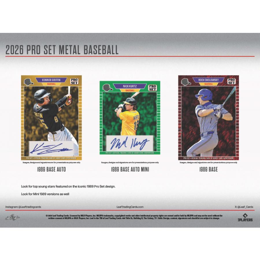 2026 LEAF PRO SET METAL BASEBALL HOBBY | 2026 リーフ プロセット メタル ベースボール ホビー[1ボックス] |  | 01