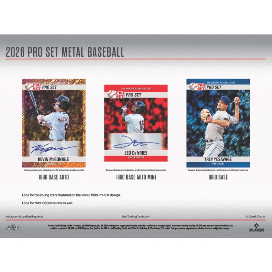 2026 LEAF PRO SET METAL BASEBALL HOBBY | 2026 リーフ プロセット メタル ベースボール ホビー[1ボックス] |  | 02
