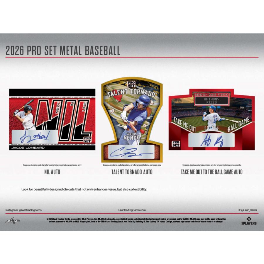 2026 LEAF PRO SET METAL BASEBALL HOBBY | 2026 リーフ プロセット メタル ベースボール ホビー[1ボックス] |  | 04