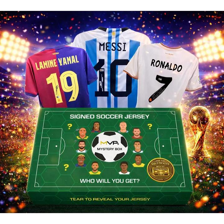 SOCCER 2026 MVPS MYSTERY MEMORABILIA BOX SIGNED SOCCER JERSEY WORLD CUP EDITION 鑑定済み直筆サイン入りサッカージャージ W杯版[1ボックス] | 