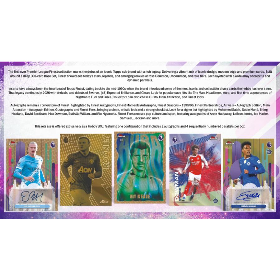 SOCCER 2026 TOPPS FINEST PREMIER LEAGUE HOBBY | サッカー 2026 トップス ファイネスト プレミアリーグ ホビー[1ボックス] |  | 02