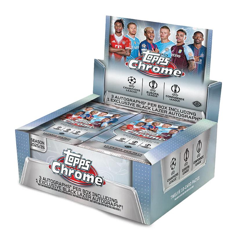 SOCCER 2025-26 TOPPS CHROME UCC JUMBO | サッカー 2025-26 トップス クローム UEFAクラブコンペティション ジャンボ[1ボックス] | 