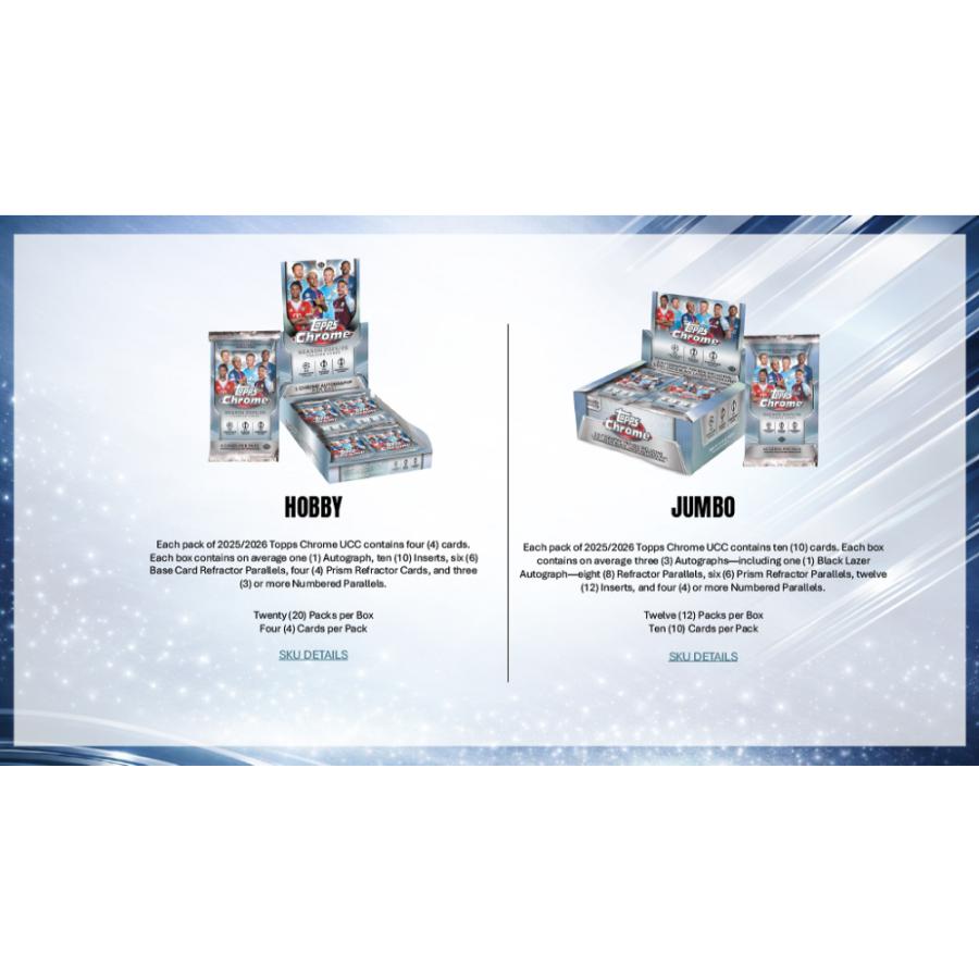 SOCCER 2025-26 TOPPS CHROME UCC JUMBO | サッカー 2025-26 トップス クローム UEFAクラブコンペティション ジャンボ[1ボックス] |  | 03