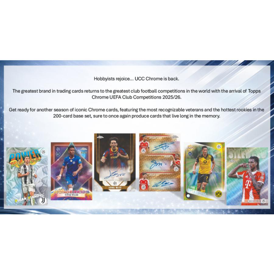 SOCCER 2025-26 TOPPS CHROME UCC VALUE BOX[1ボックス] |  | 02