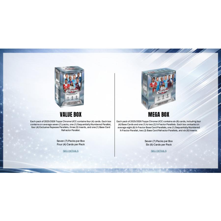 SOCCER 2025-26 TOPPS CHROME UCC VALUE BOX[1ボックス] |  | 03