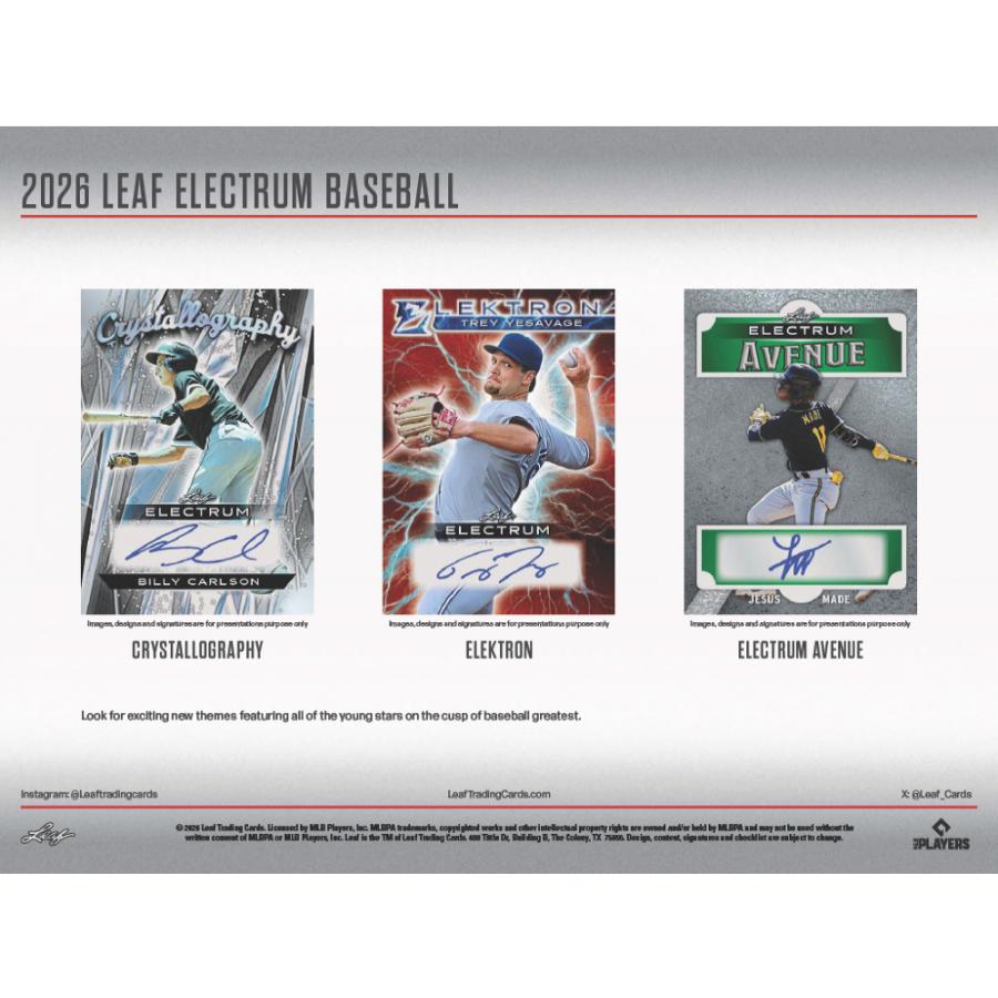 2026 LEAF ELECTRUM BASEBALL HOBBY | 2026 リーフ エレクトラム ベースボール ホビー[1ボックス] |  | 02