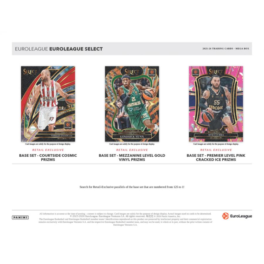 2025-26 PANINI SELECT EUROLEAGUE BASKETBALL MEGA BOX | 2025-26 パニーニ セレクト ユーロリーグ バスケットボール メガボックス[1ボックス] |  | 02