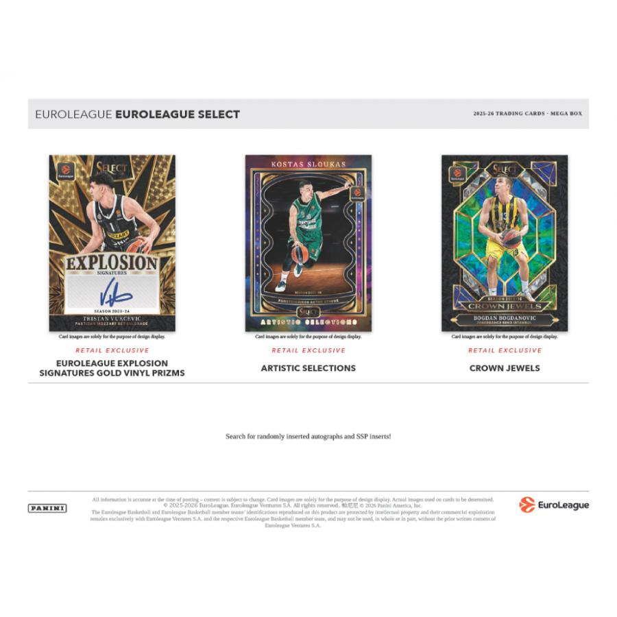 2025-26 PANINI SELECT EUROLEAGUE BASKETBALL MEGA BOX | 2025-26 パニーニ セレクト ユーロリーグ バスケットボール メガボックス[1ボックス] |  | 04
