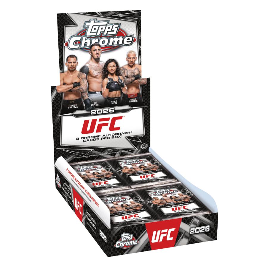 UFC 2026 TOPPS CHROME HOBBY | 総合格闘技 2026 トップス クローム ホビー[1ボックス] | 