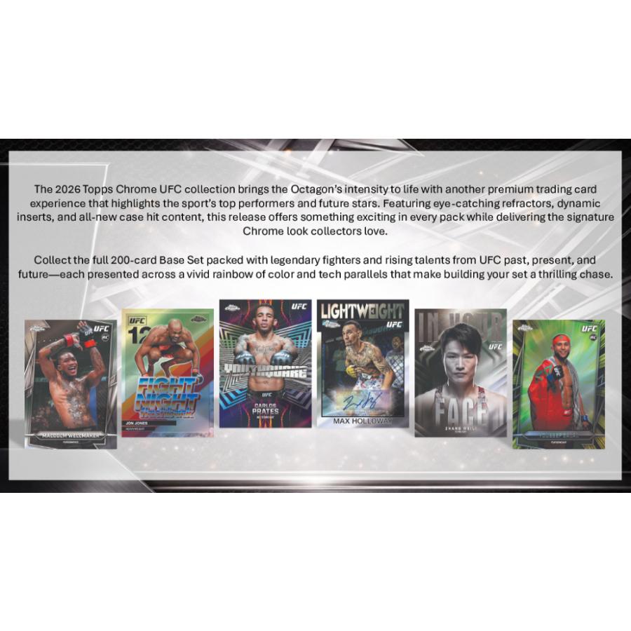 UFC 2026 TOPPS CHROME HOBBY | 総合格闘技 2026 トップス クローム ホビー[1ボックス] |  | 02