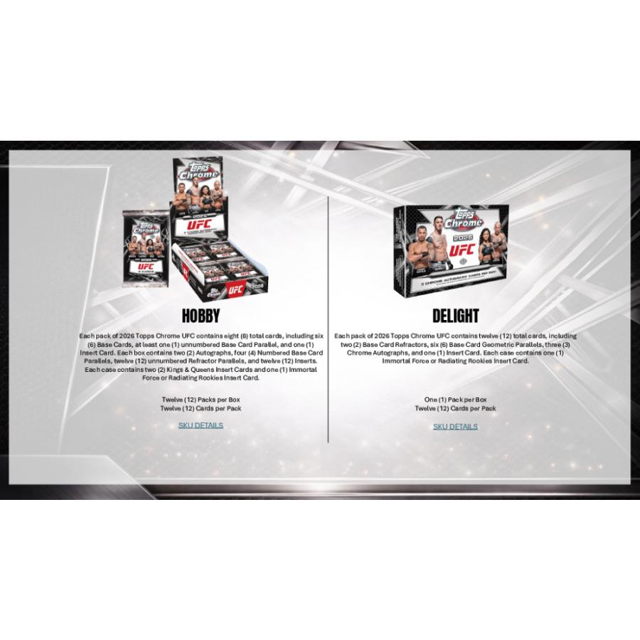 UFC 2026 TOPPS CHROME HOBBY | 総合格闘技 2026 トップス クローム ホビー[1ボックス] |  | 03
