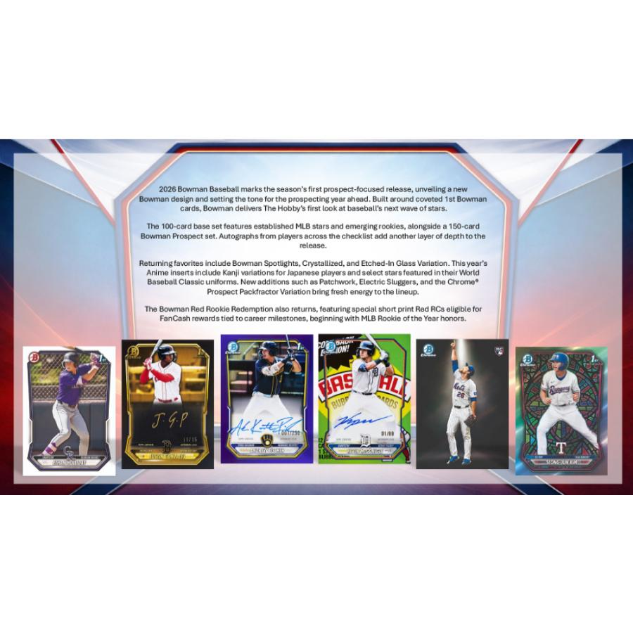 MLB 2026 TOPPS BOWMAN JUMBO | 2026 トップス ボウマン ベースボール ジャンボ[1ボックス] |  | 02