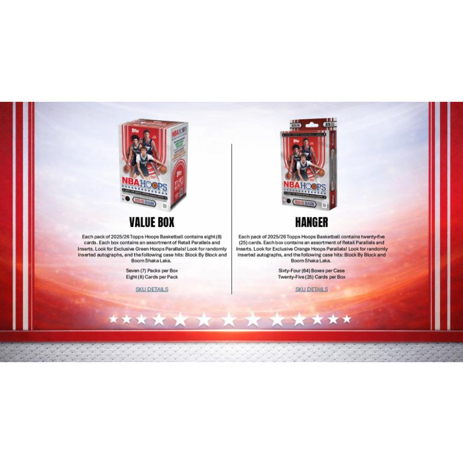 NBA 2025-26 TOPPS HOOPS VALUE BOX | 2025-26 トップス フープス バスケットボール バリューボックス[1ボックス] |  | 03