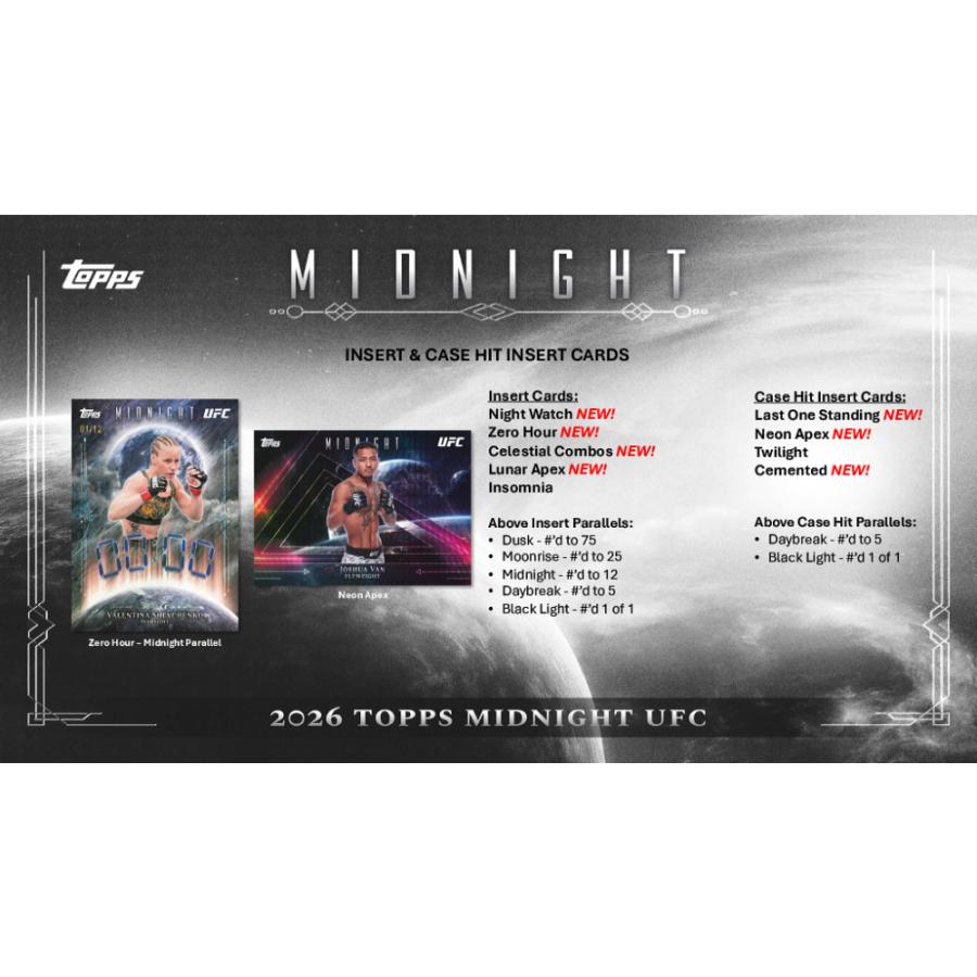 UFC 2026 TOPPS MIDNIGHT HOBBY | 総合格闘技 2026 トップス ミッドナイト ホビー[1ボックス] |  | 03