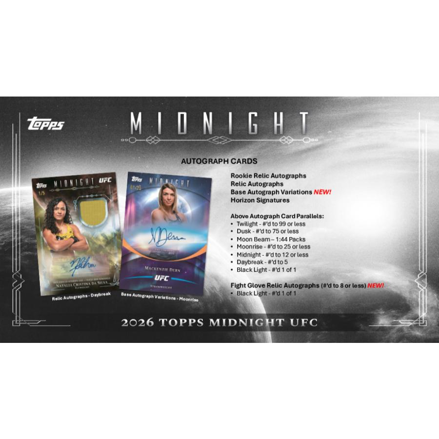 UFC 2026 TOPPS MIDNIGHT HOBBY | 総合格闘技 2026 トップス ミッドナイト ホビー[1ボックス] |  | 04
