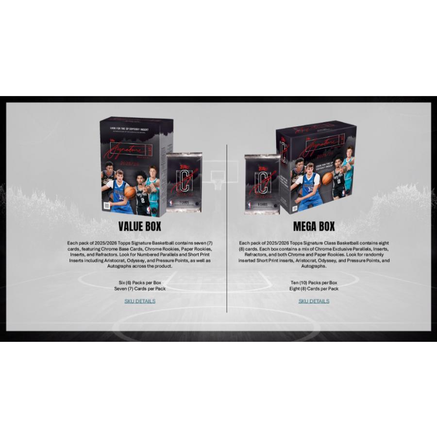 NBA 2025-26 TOPPS SIGNATURE CLASS VALUE BOX | 2025-26 トップス シグネチャークラス バスケットボール バリューボックス[1ボックス] |  | 03