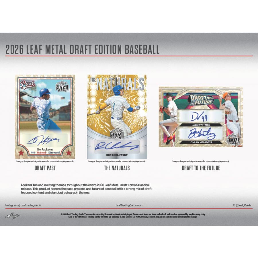 2026 LEAF METAL DRAFT EDITION BASEBALL HOBBY | 2026 リーフ メタル ドラフト・エディション ベースボール ホビー[1ボックス] |  | 04
