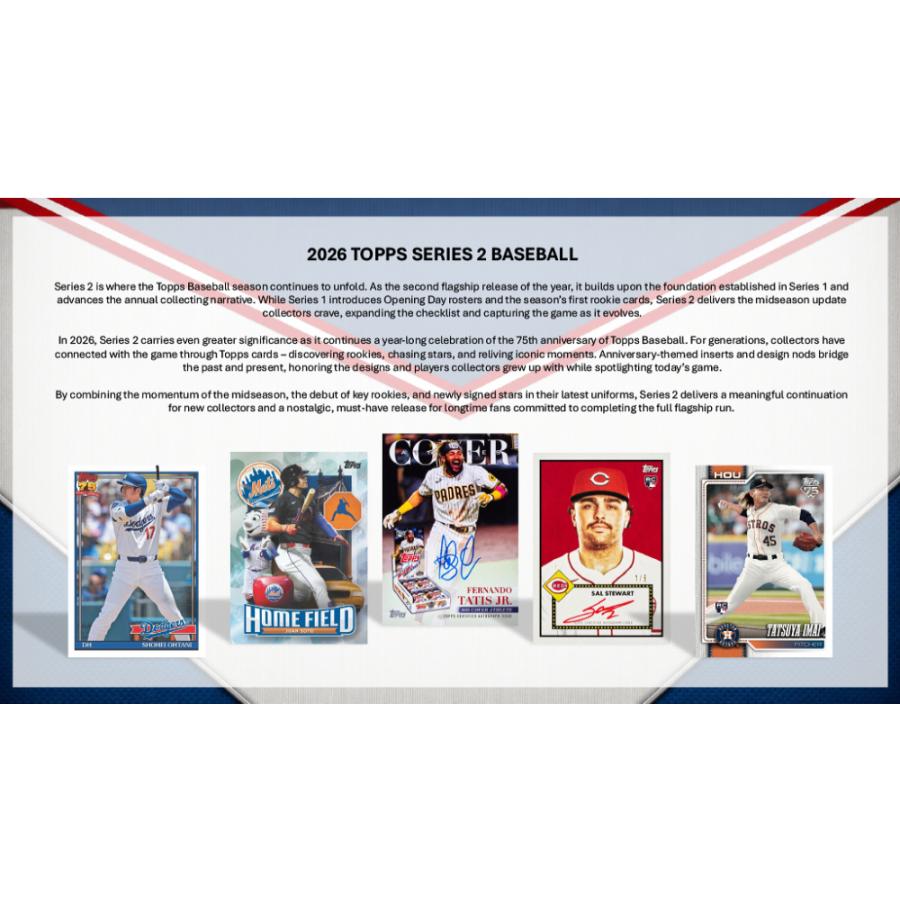 MLB 2026 TOPPS SERIES 2 MEGA BOX | メジャーリーグ 2026 トップス シリーズ2 メガ[1ボックス] |  | 02