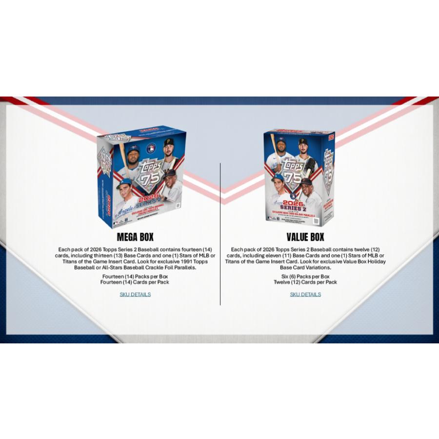 MLB 2026 TOPPS SERIES 2 MEGA BOX | メジャーリーグ 2026 トップス シリーズ2 メガ[1ボックス] |  | 03
