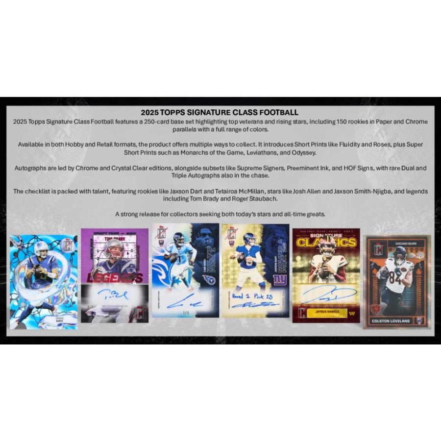 NFL 2025 TOPPS SIGNATURE CLASS HOBBY | 2025 トップス シグネチャークラス フットボール ホビー[1ボックス] |  | 02