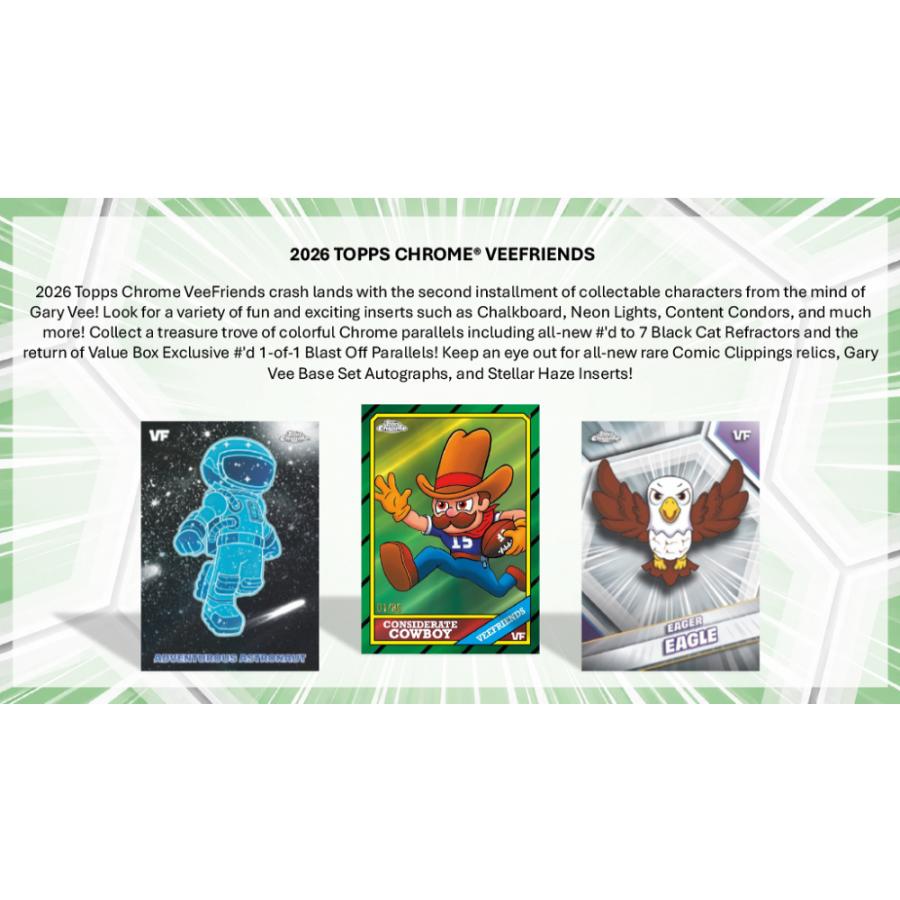 2026 TOPPS CHROME VEE FRIENDS MEGA BOX | 2026 トップス クローム ヴィーフレンズ メガボックス[1ボックス] |  | 02
