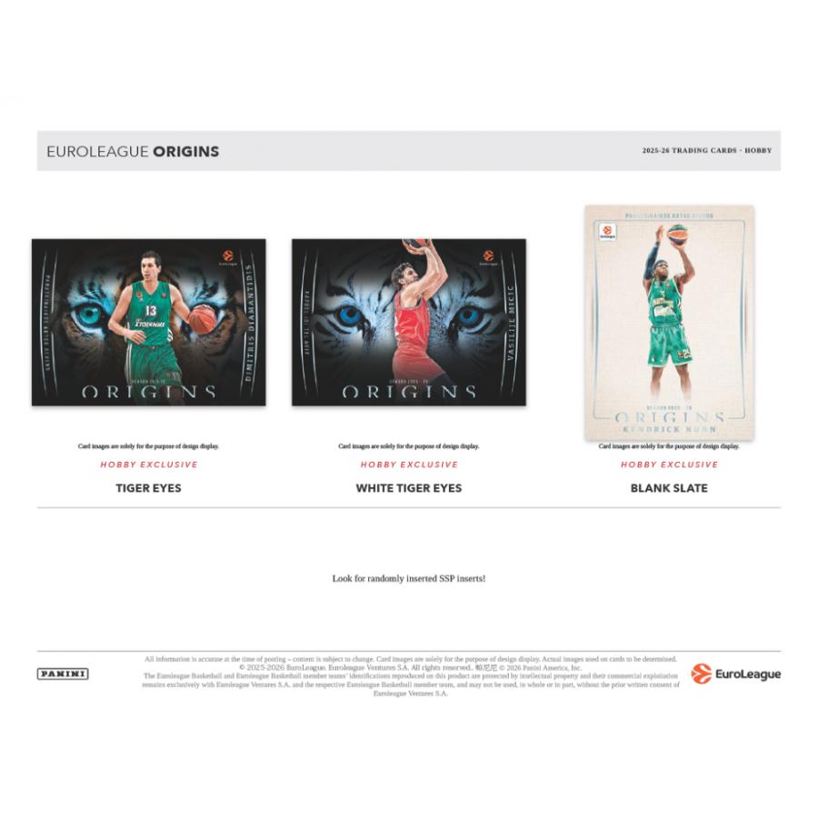 2025-26 PANINI ORIGINS EUROLEAGUE BASKETBALL HOBBY | 2025-26 パニーニ オリジンズ ユーロリーグ バスケットボール ホビー[1ボックス] |  | 04