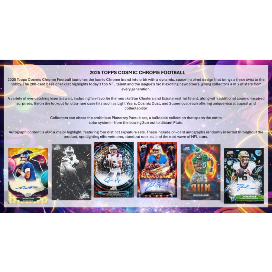NFL 2025 TOPPS COSMIC CHROME HOBBY | 2025 トップス コズミッククローム フットボール ホビー[1ボックス] |  | 02