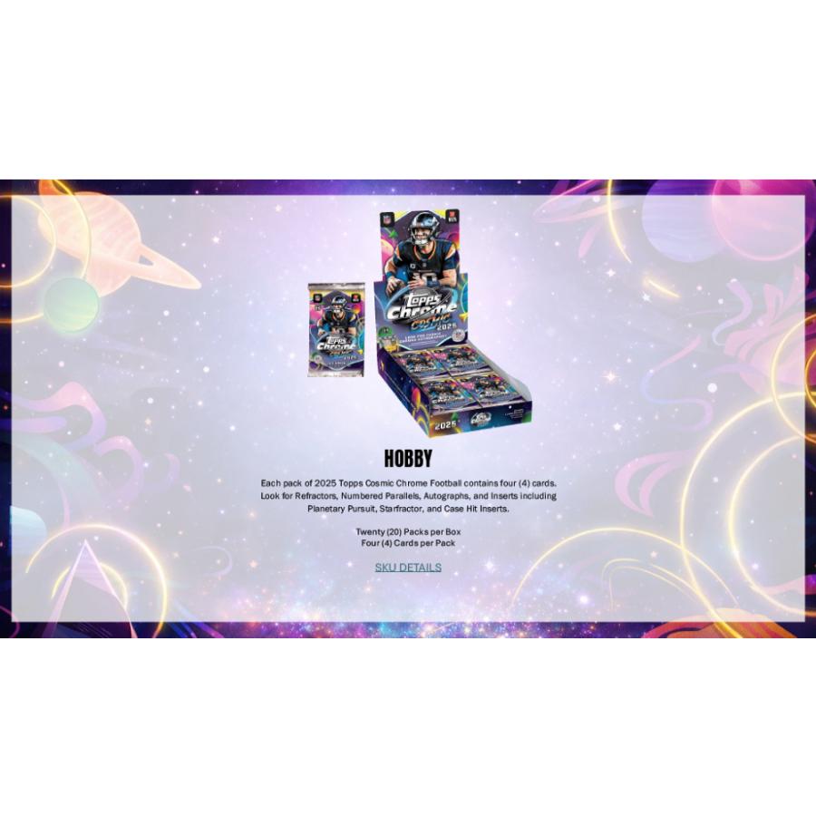 NFL 2025 TOPPS COSMIC CHROME HOBBY | 2025 トップス コズミッククローム フットボール ホビー[1ボックス] |  | 03