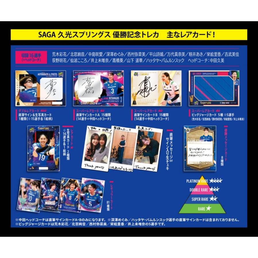 ◆予約◆プロデュース216 SAGA久光スプリングス 優勝記念 トレーディングカード[1ボックス] |  | 03