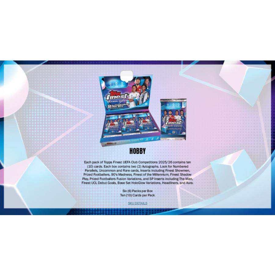 SOCCER 2025-26 TOPPS FINEST UCC HOBBY | サッカー 2025-26 トップス ファイネスト UEFAクラブコンペティションズ ホビー[1ボックス] |  | 03